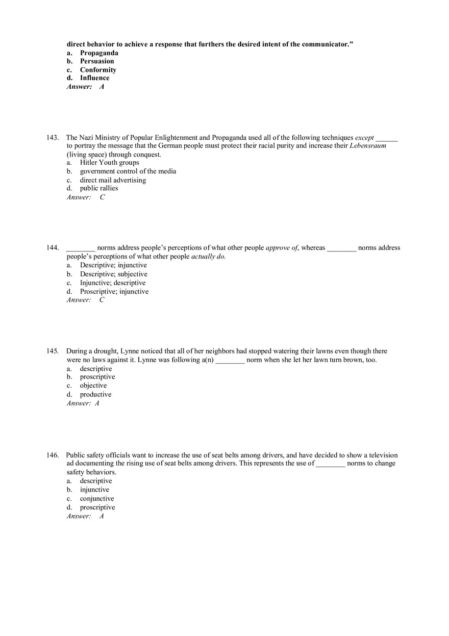 Influencing Behavior Answer Key 4 - Page 2