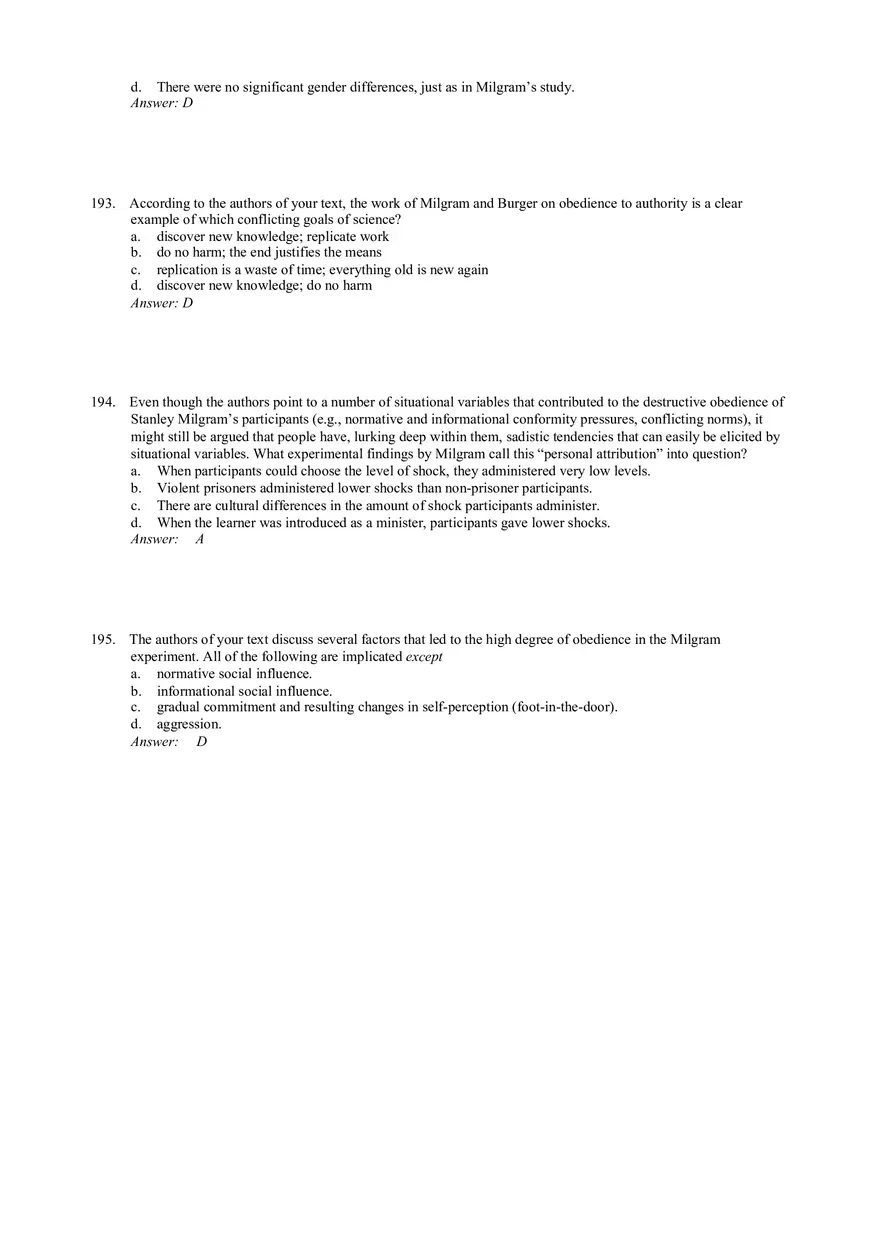 Influencing Behavior Answer Key 4 - Page 5
