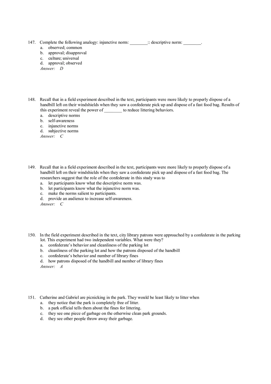 Influencing Behavior Answer Key 4 - Page 6