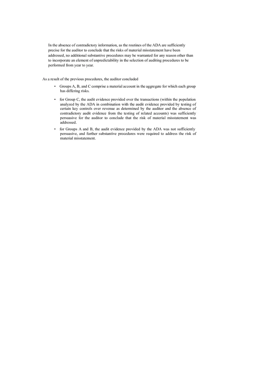 Statement on Auditing Standards, Audit Evidence (Study Guide Part 4) - Page 9