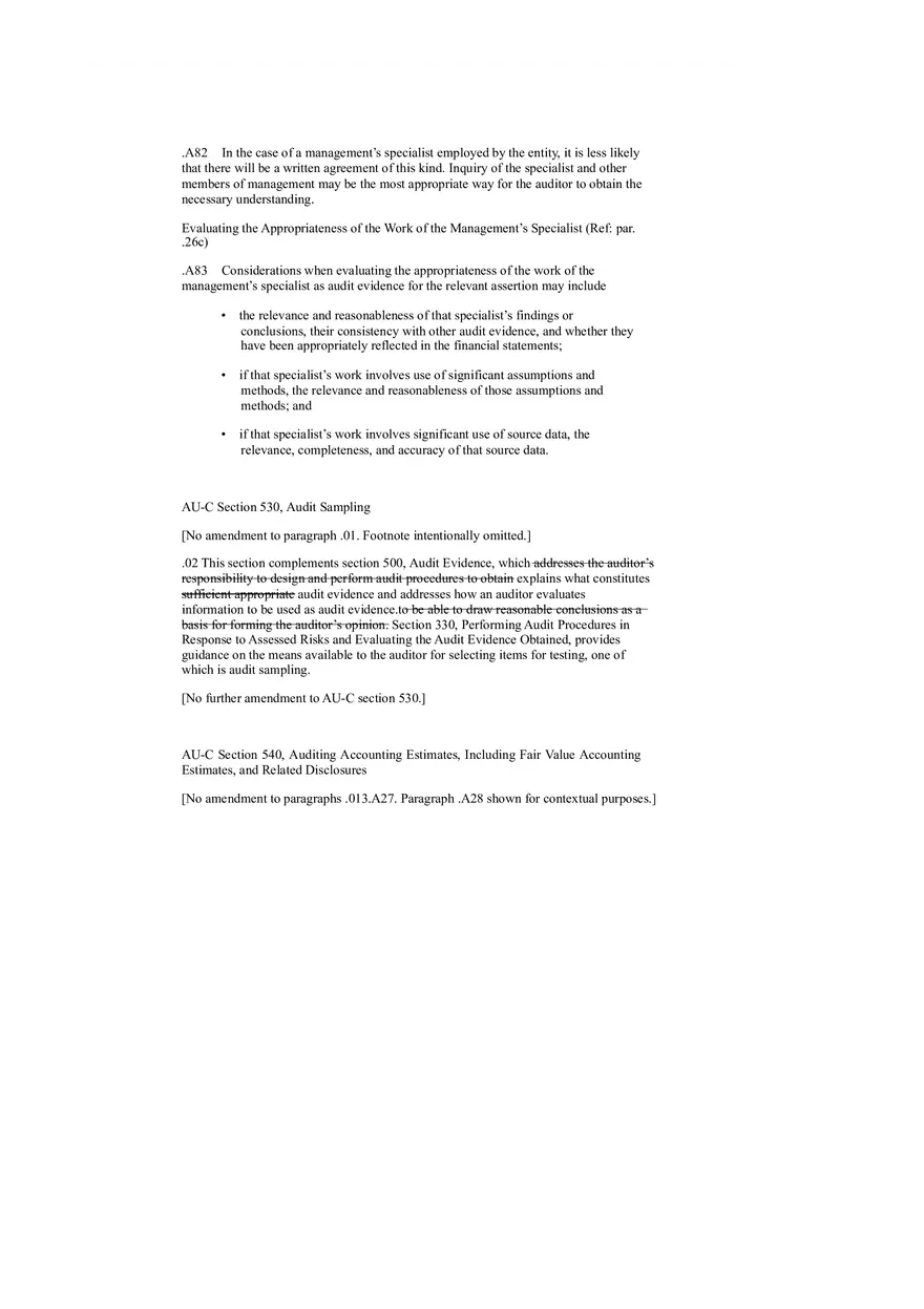 Statement on Auditing Standards, Audit Evidence (Study Guide Part 4) - Page 2