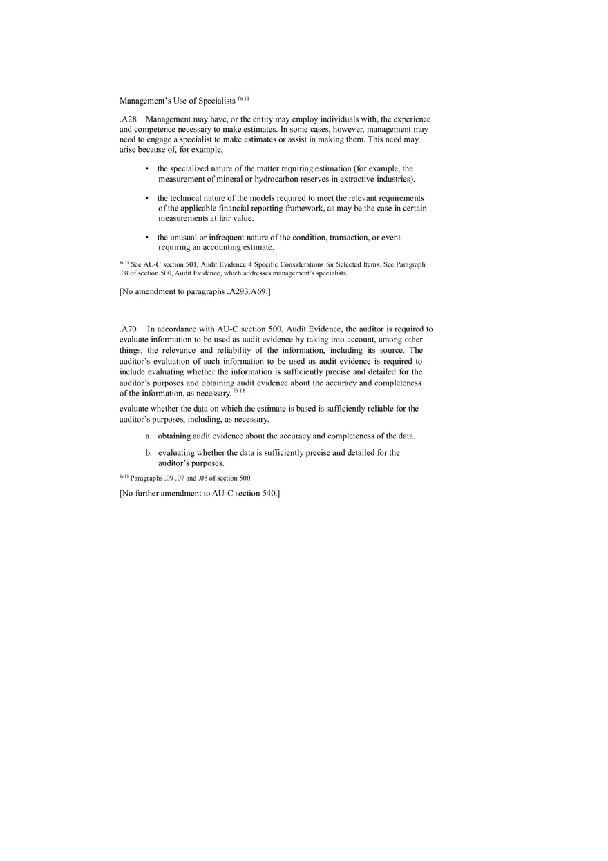 Statement on Auditing Standards, Audit Evidence (Study Guide Part 4) - Page 3
