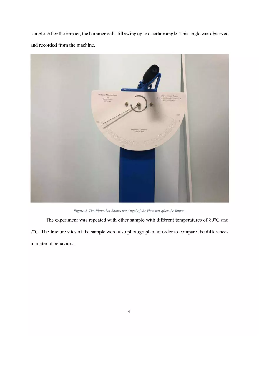 Group 1 Impact Test Lab Report - Page 8