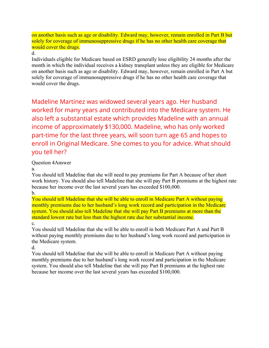 AHIP Exam Answers 2026 Q&A - Page 24