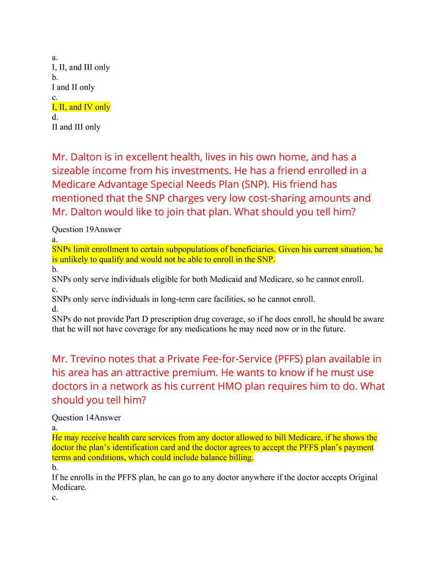 AHIP Exam Answers 2026 Q&A - Page 6