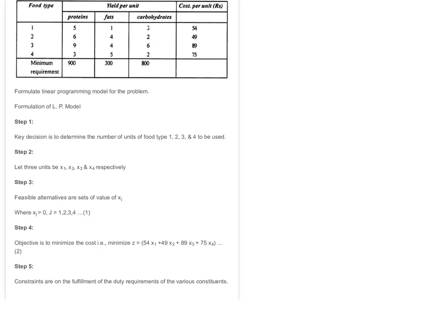 Application of Linear Programming 3 Examples - Page 7