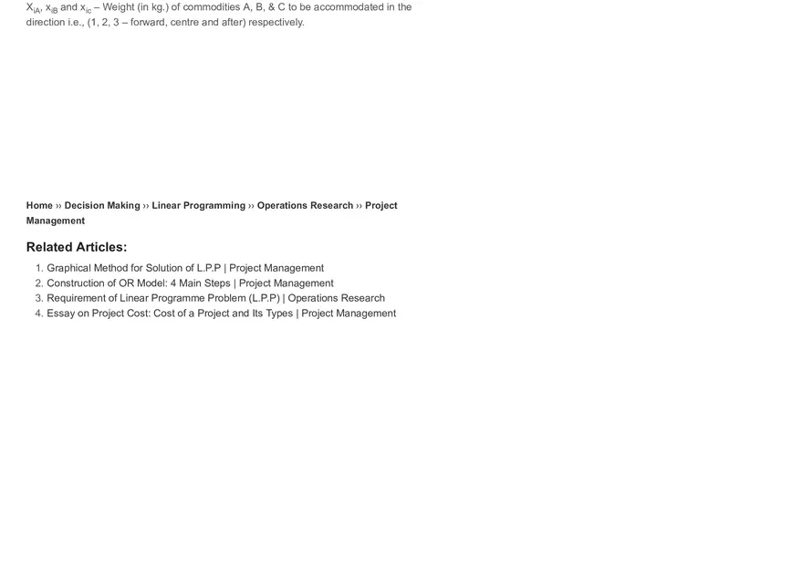 Application of Linear Programming 3 Examples - Page 9