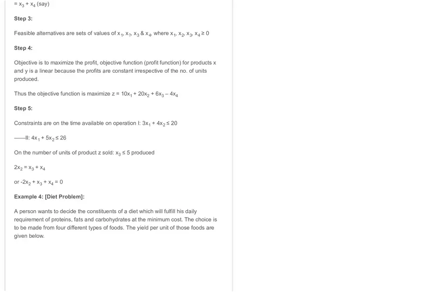 Application of Linear Programming 3 Examples - Page 6