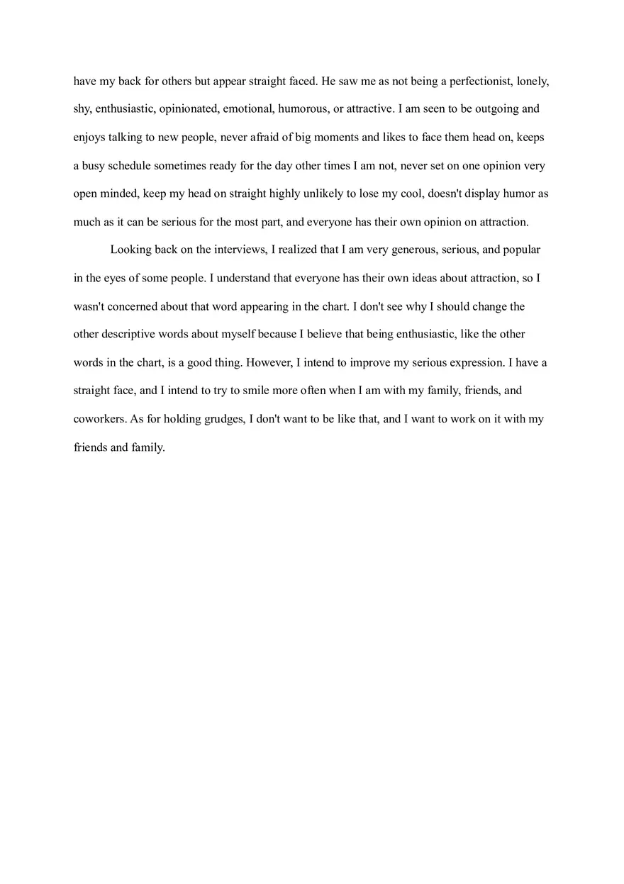 Essay About How You And Your Friends Describe You - Page 5