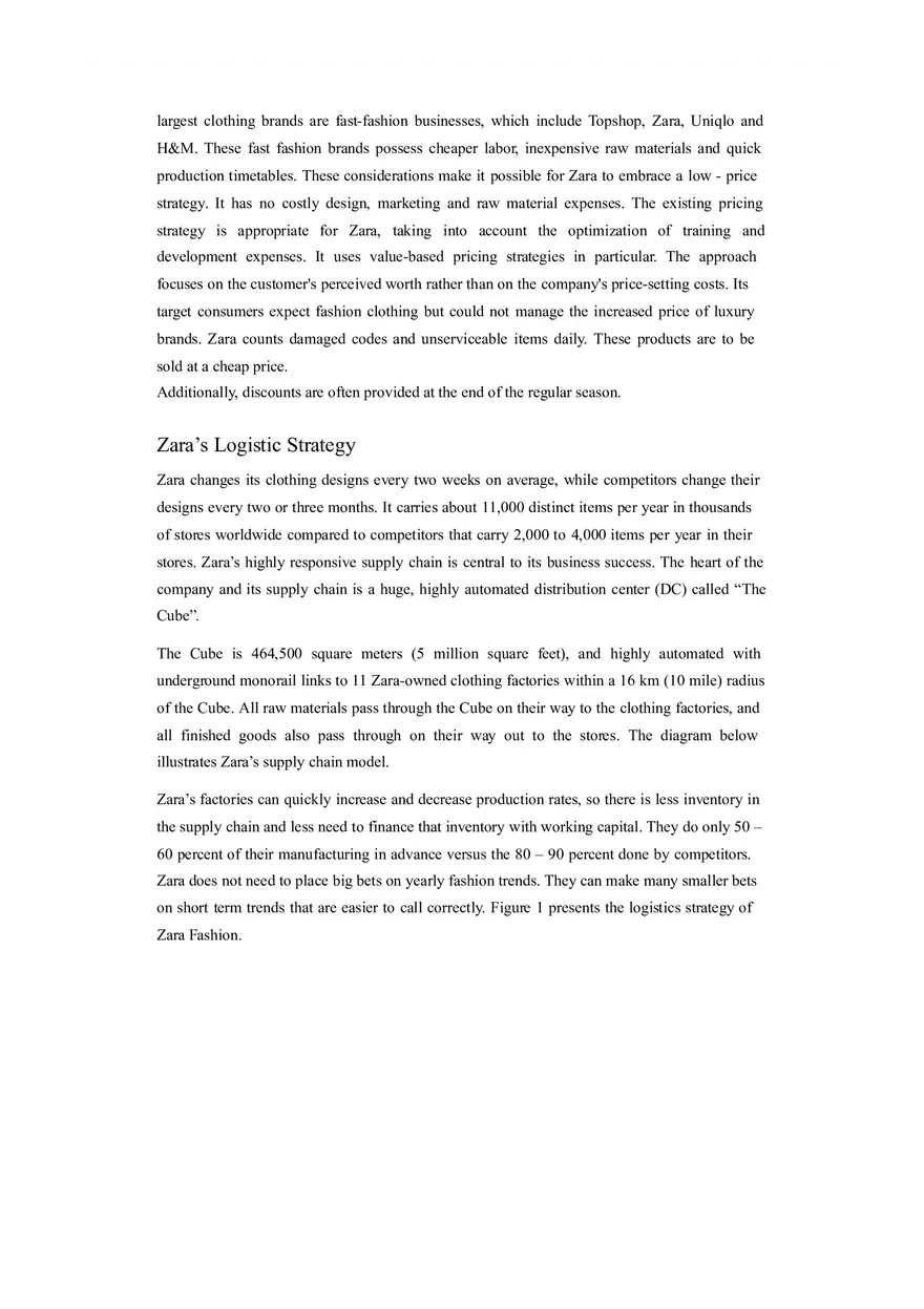 Supply Chain Management ZARA - Page 2