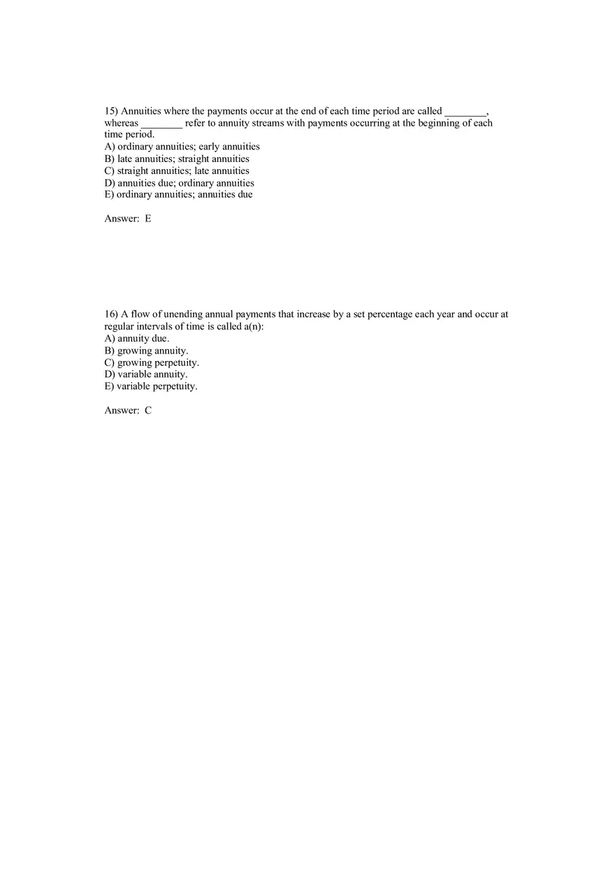 Corporate Finance Discounted Cash Flow Valuation Answer Key 1 - Page 8