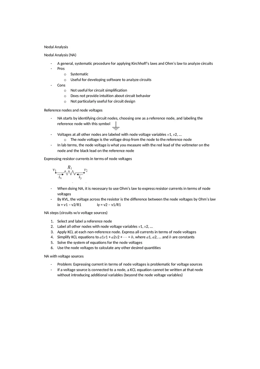 Lecture 6 Nodal Analysis - Page 1