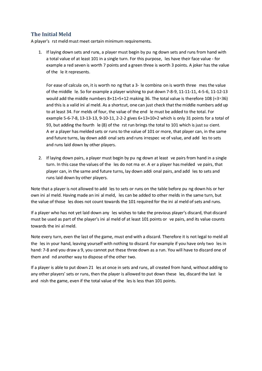 Rummikub - To Practice Set Theory, Groups, and Probability Part 4 - Page 1