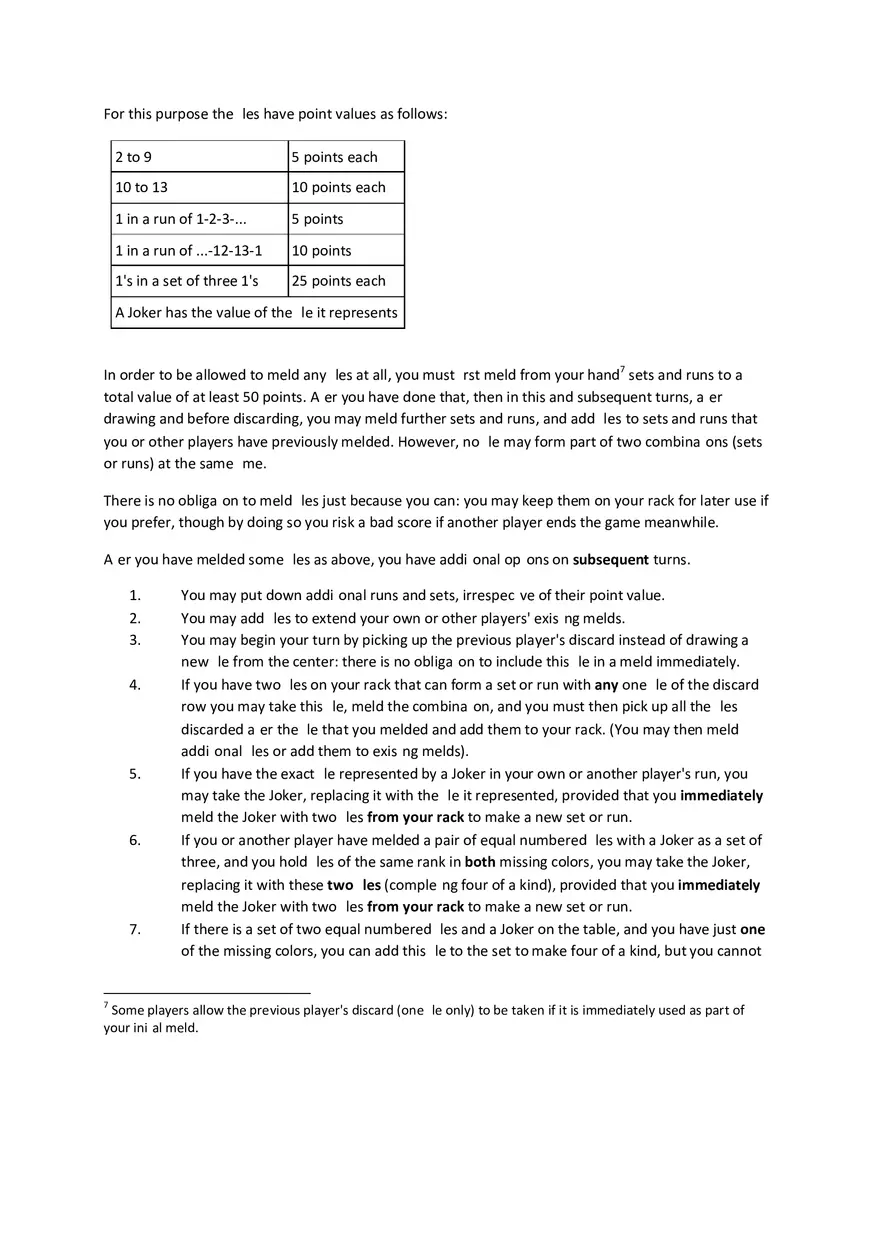 Rummikub - To Practice Set Theory, Groups, and Probability Part 4 - Page 6