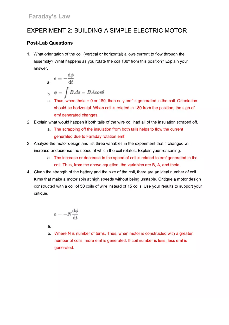 Faraday’s Law Escience Lab Assignments - Page 6