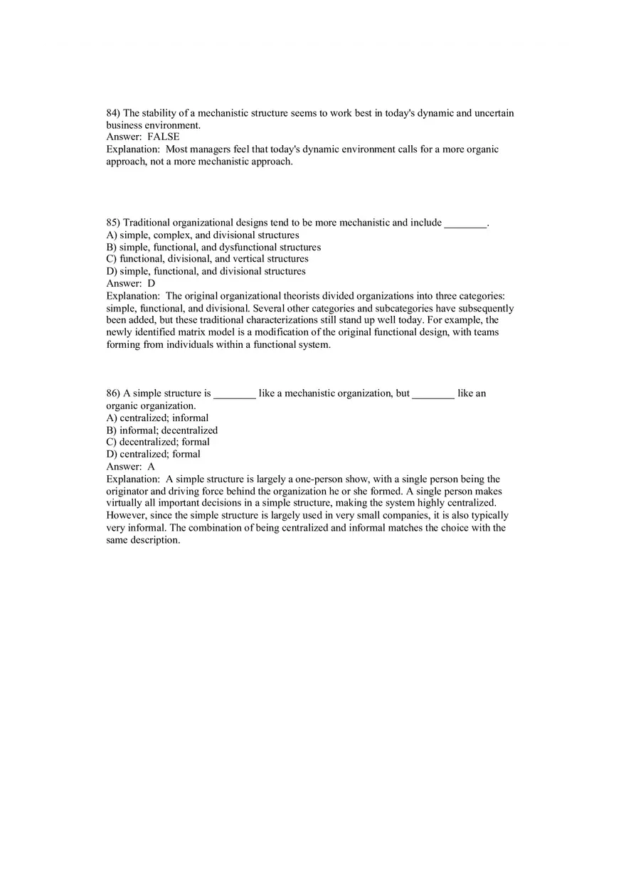 Fundamentals of Management - Organizational Structure and Design Part 3 - Page 7