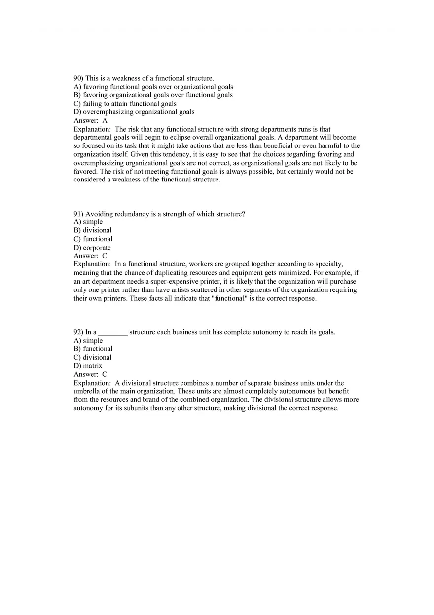 Fundamentals of Management - Organizational Structure and Design Part 3 - Page 9