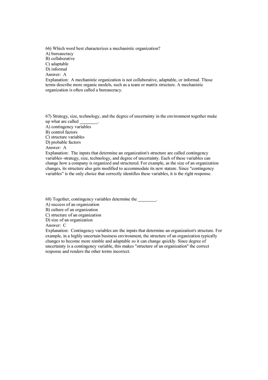 Fundamentals of Management - Organizational Structure and Design Part 3 - Page 2