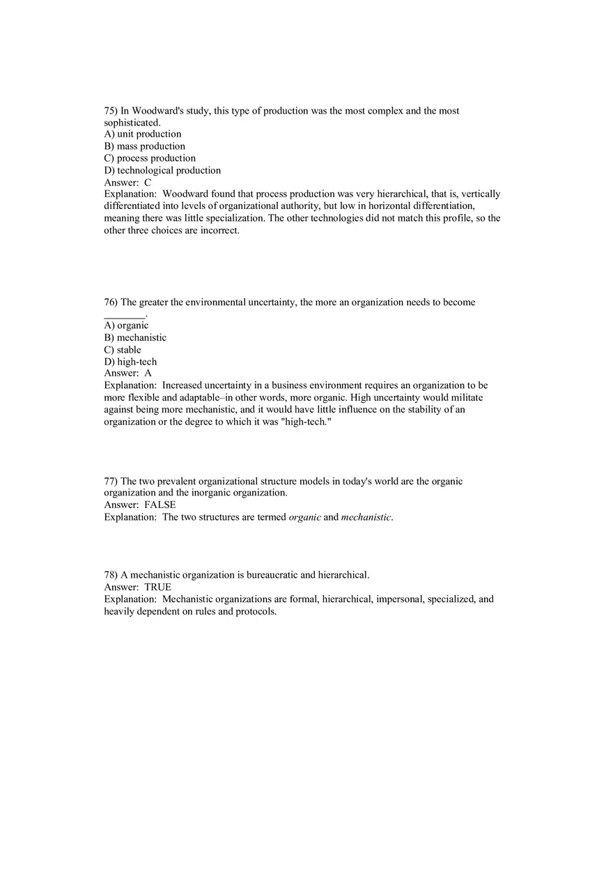 Fundamentals of Management - Organizational Structure and Design Part 3 - Page 5