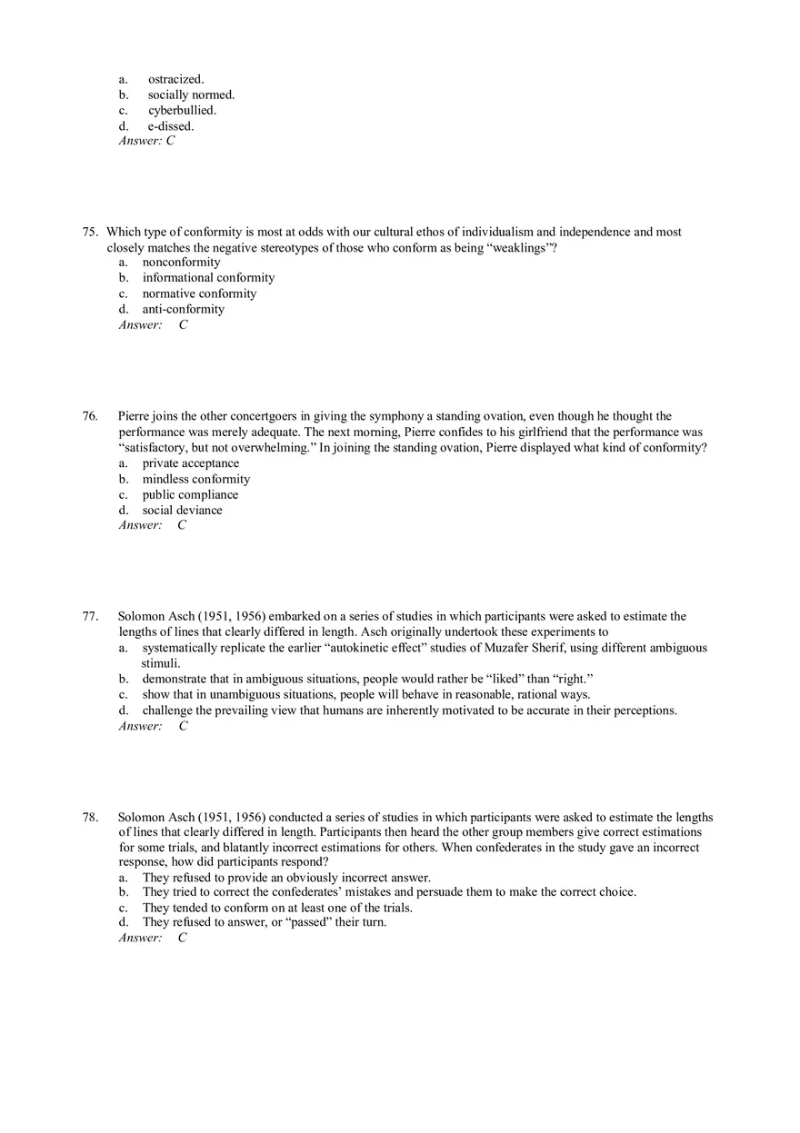 Influencing Behavior Answer Key 2 - Page 7