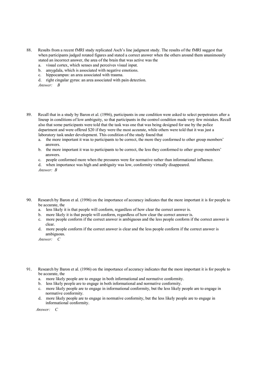 Influencing Behavior Answer Key 2 - Page 10