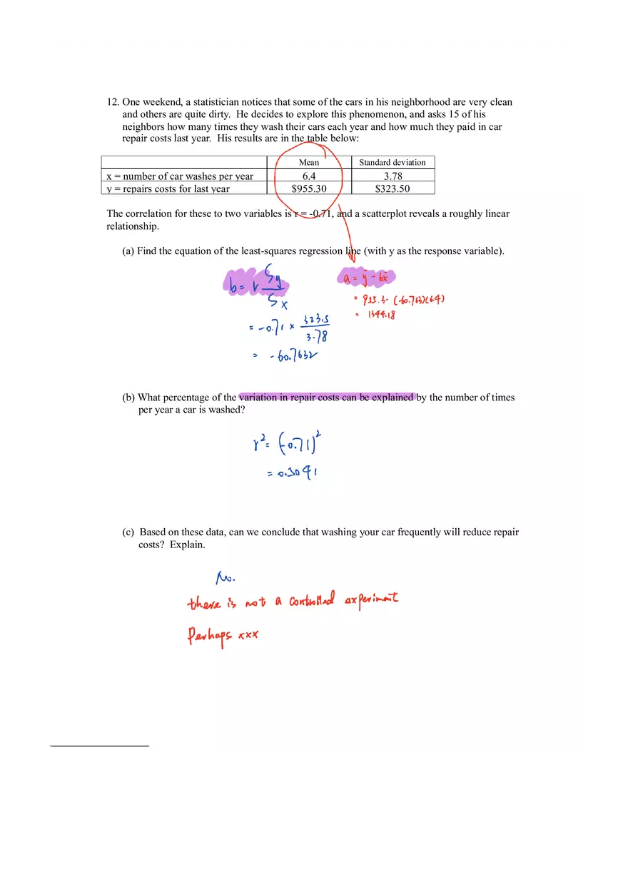 Elementary Statistics for Applications Test 3 Answer Key - Page 6