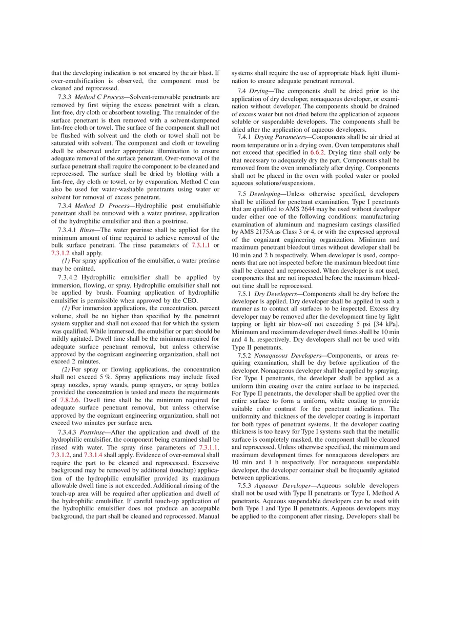 Standard Practice for Liquid Penetrant Testing - Page 7