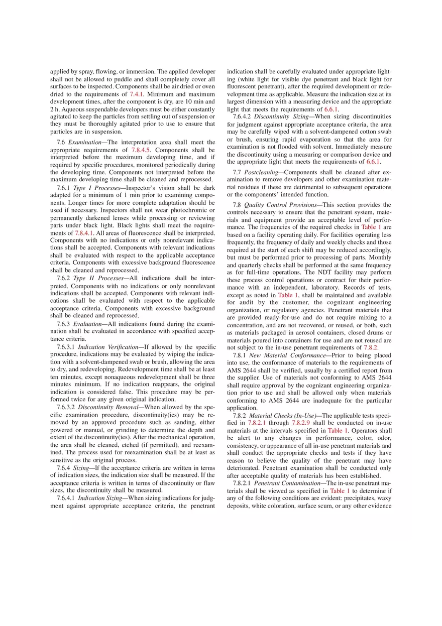 Standard Practice for Liquid Penetrant Testing - Page 8