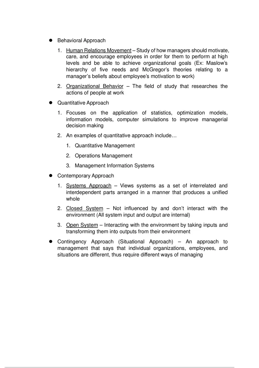Introduction to Management Notes First Chapter - Page 5