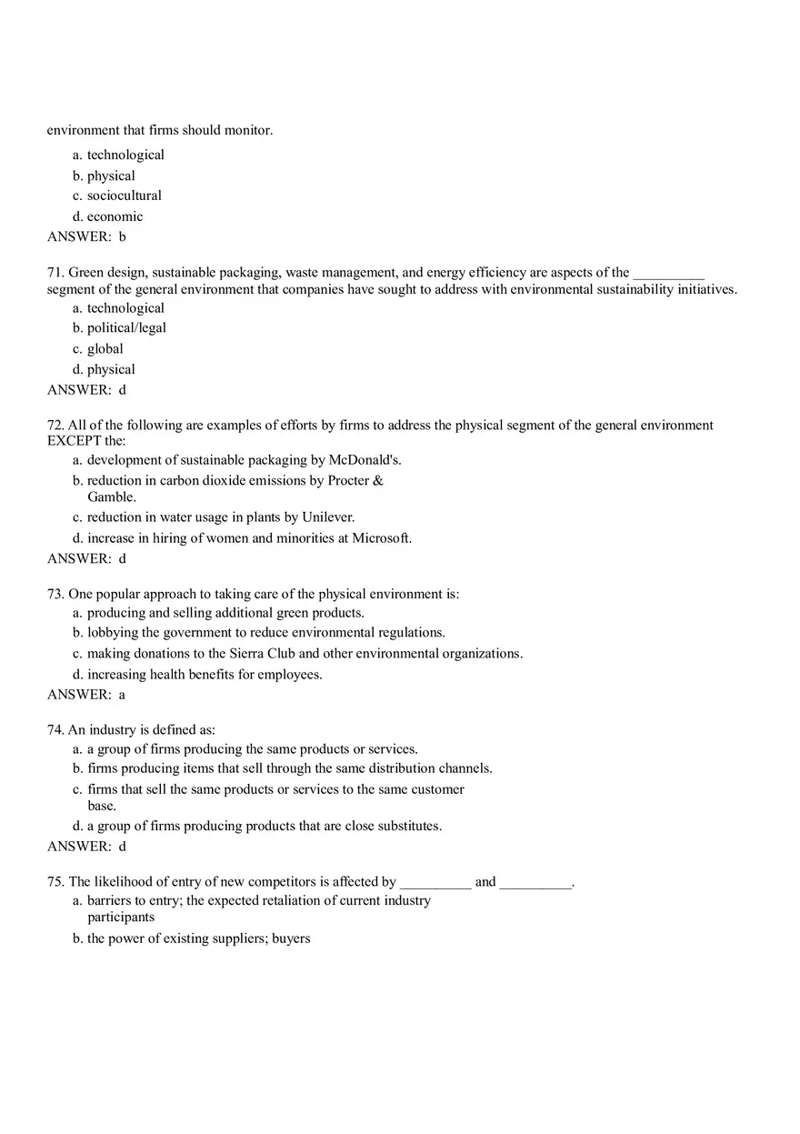 The External Environment - Opportunities, Threats, Industry Competition, and Competitor Analysis Part 1 - Page 4