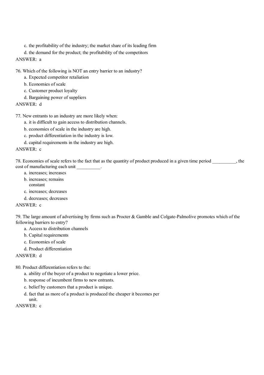The External Environment - Opportunities, Threats, Industry Competition, and Competitor Analysis Part 1 - Page 5