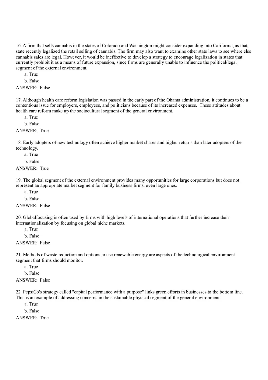 The External Environment - Opportunities, Threats, Industry Competition, and Competitor Analysis Part 1 - Page 6