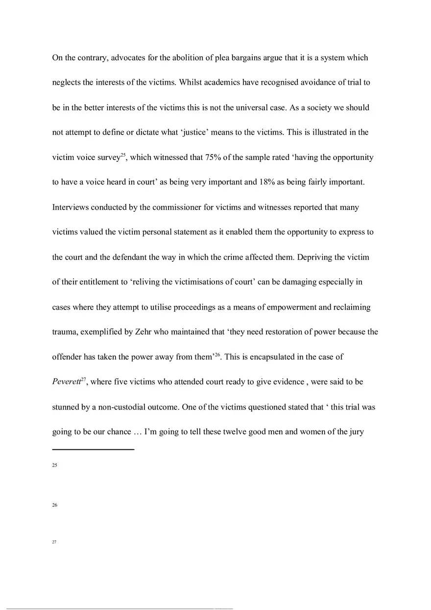 Plea Bargaining Essay - Page 7