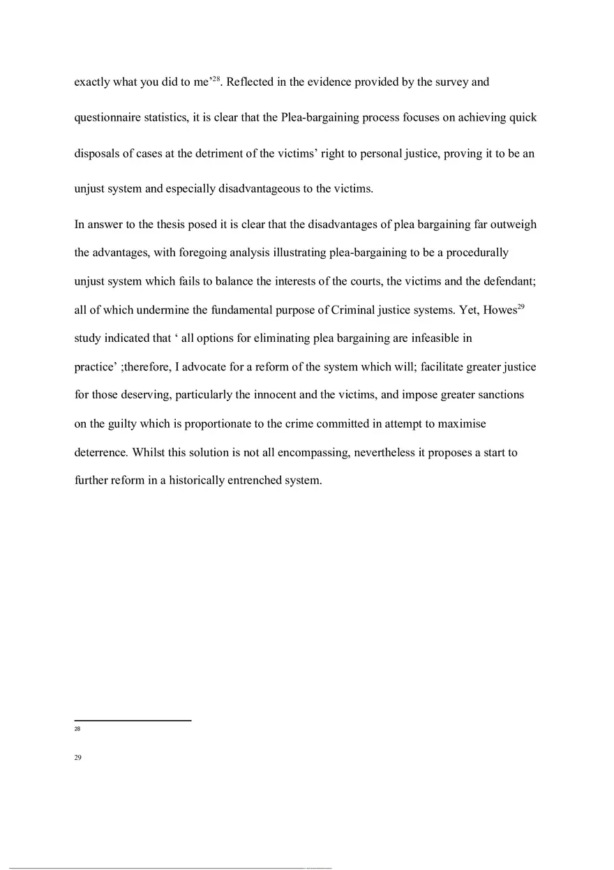 Plea Bargaining Essay - Page 8