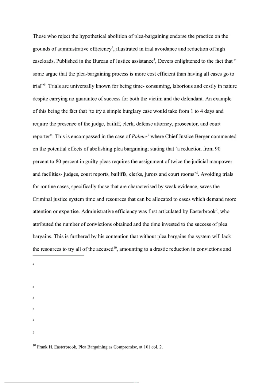Plea Bargaining Essay - Page 2