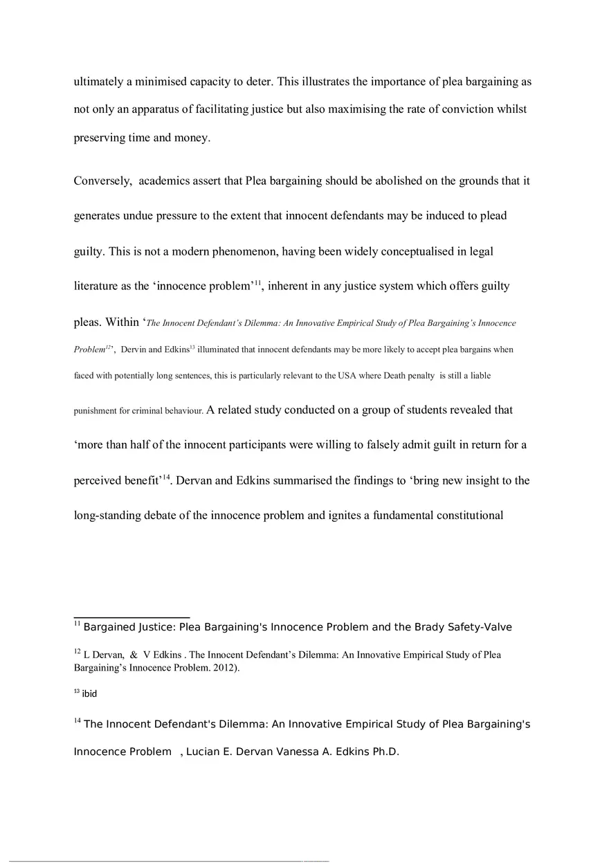 Plea Bargaining Essay - Page 3