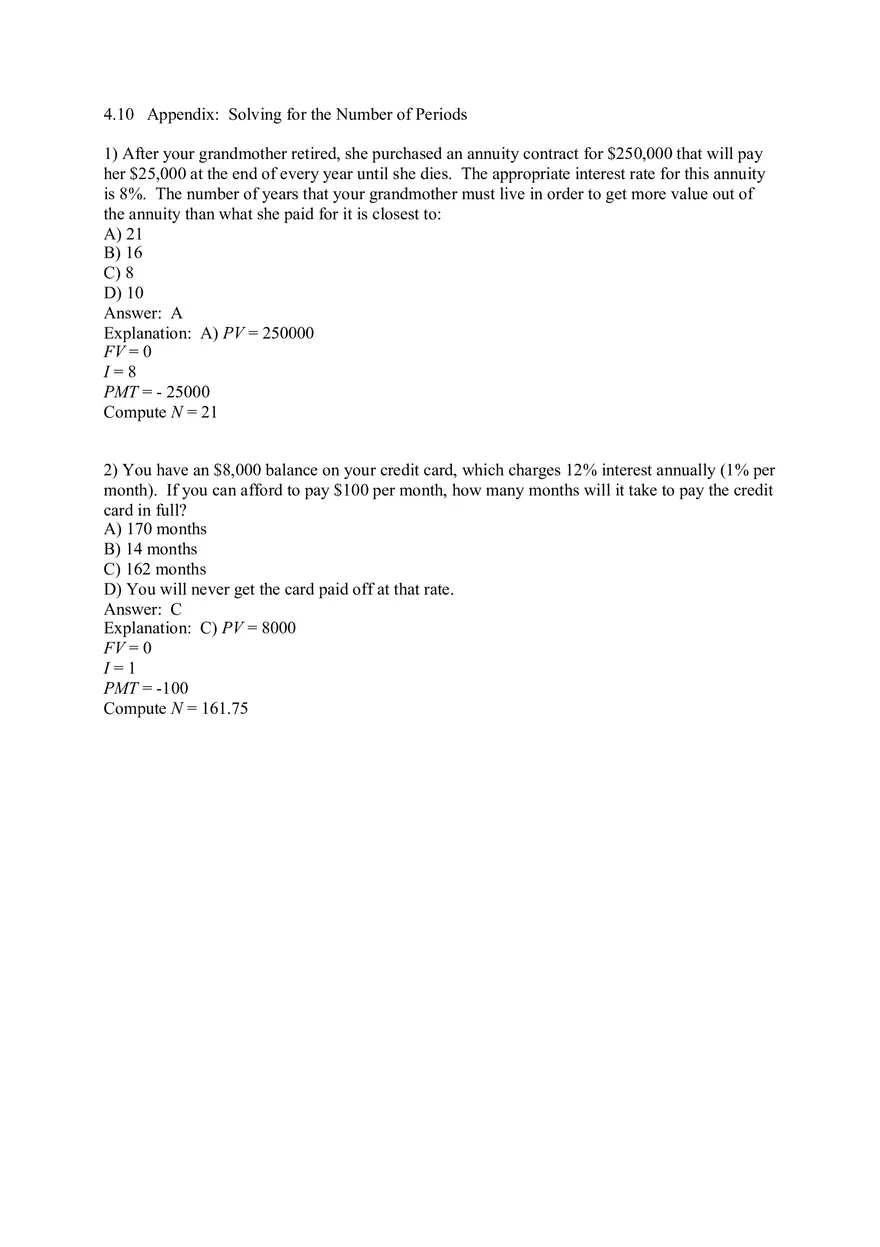 The Time Value of Money Part 4 - Page 8