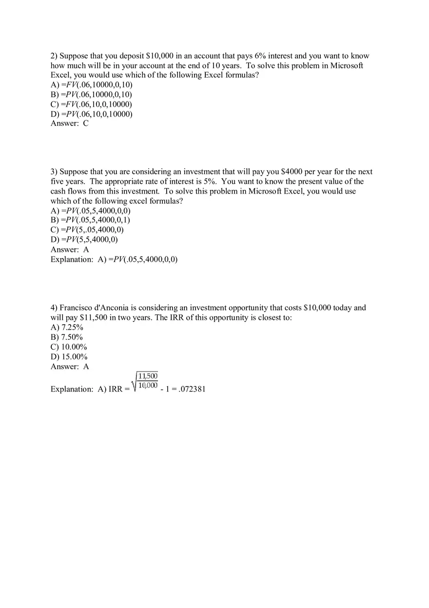 The Time Value of Money Part 4 - Page 1