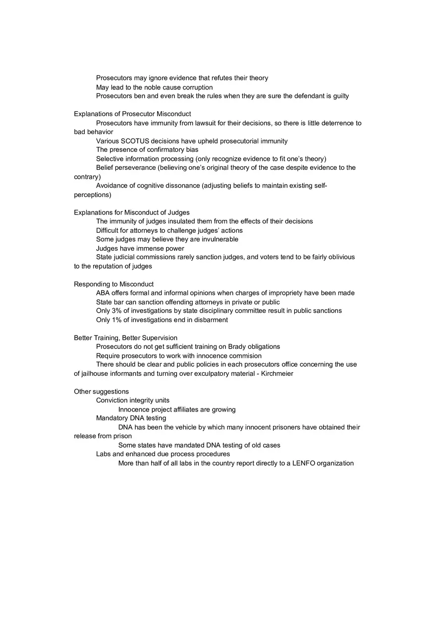 Ethical Misconduct in the Courts and Responses Notes - Page 4