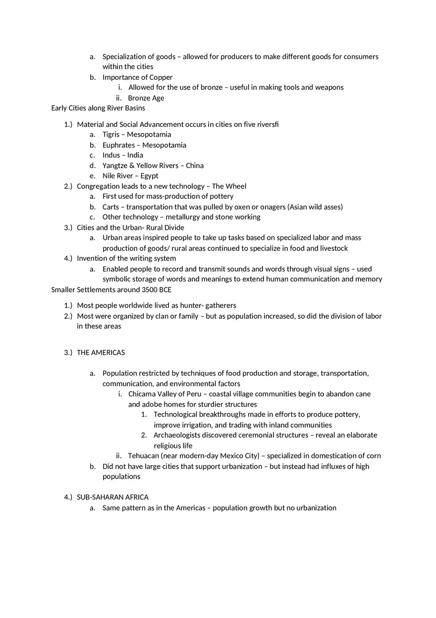Rivers, Cities, and First States 3500- 2000 B.C.E. - Page 2