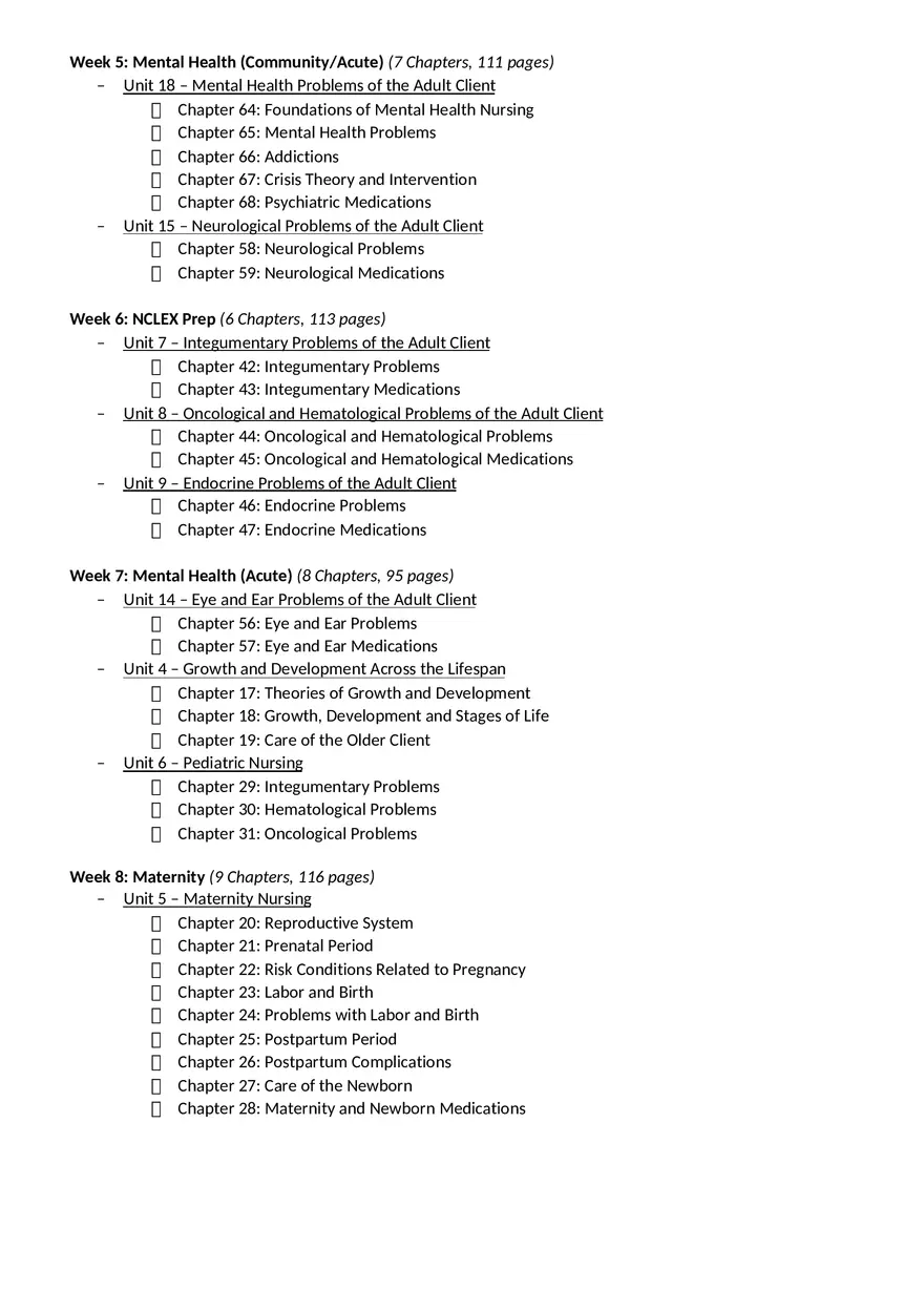 NCLEX-RN Study Plan - Page 2