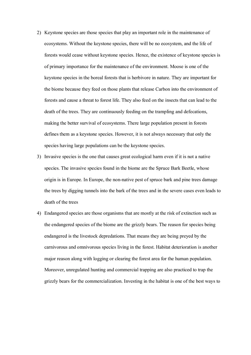 Biome and Ecosystem Essay - Page 2