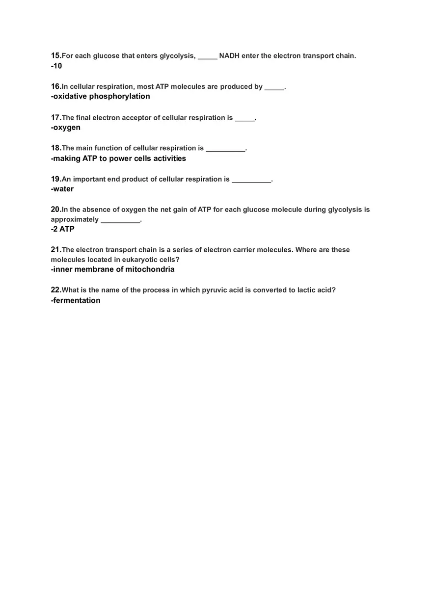 General Biology Core Content - Page 2