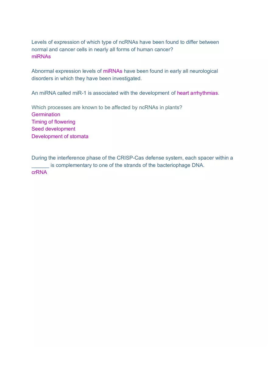 DNA and RNA Molecule Test Exam - Page 4