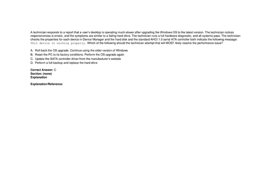 Windows Server Security - Practice Test and Answers Part 5 - Page 8