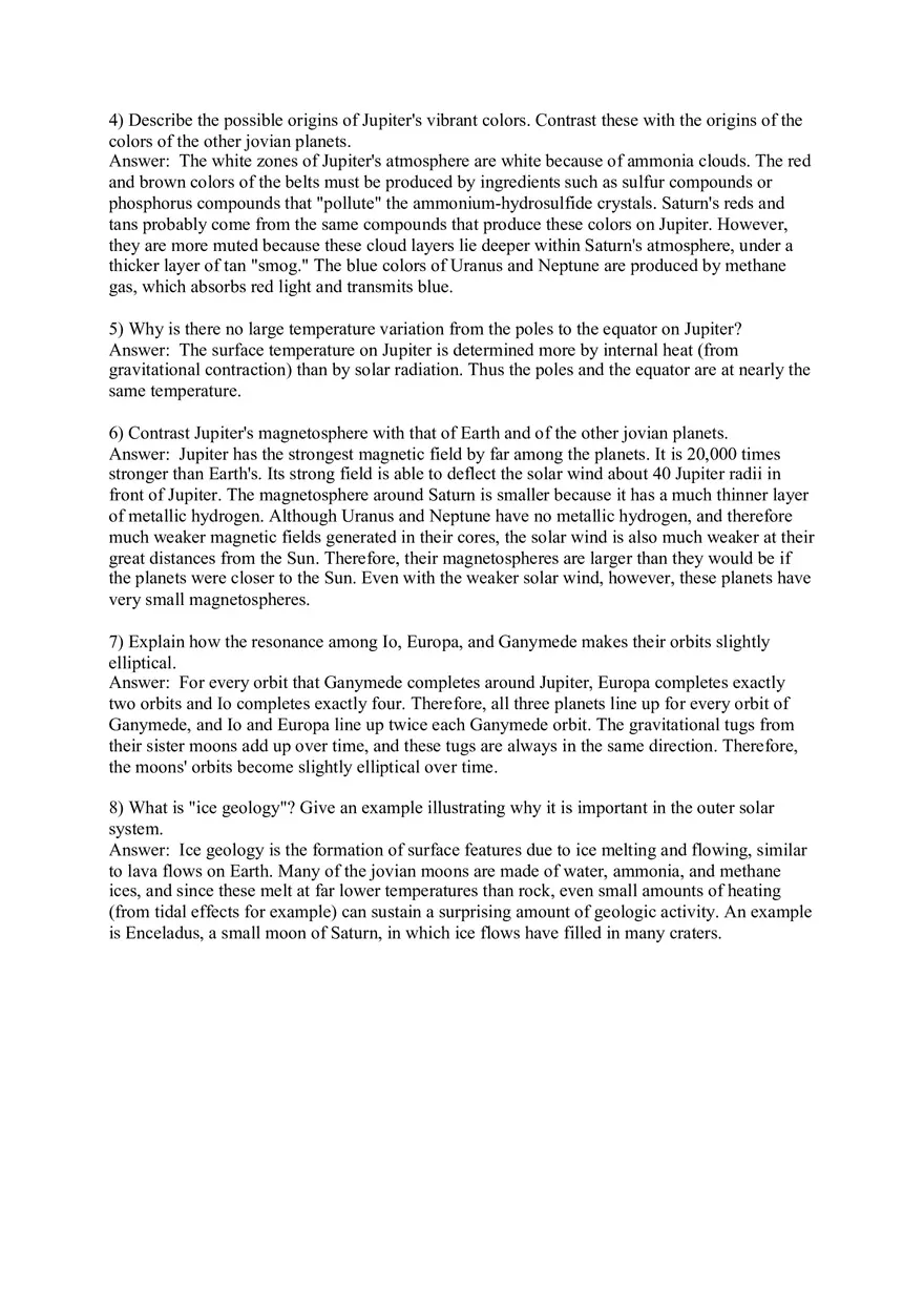 The Cosmic Perspective - Jovian Planet Systems Quiz Part 1 - Page 10