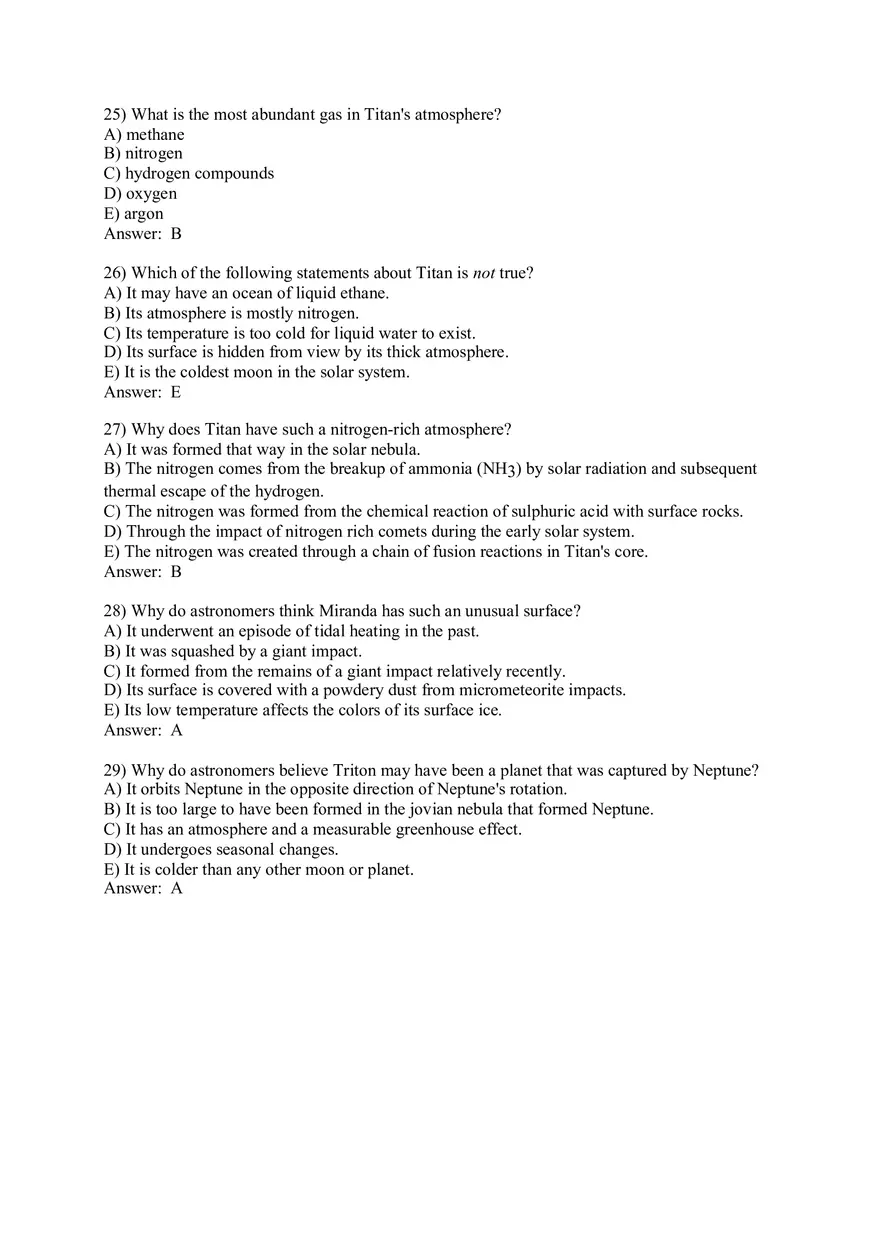 The Cosmic Perspective - Jovian Planet Systems Quiz Part 1 - Page 6