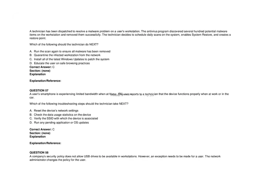 Windows Server Security - Practice Test and Answers Part 3 - Page 7