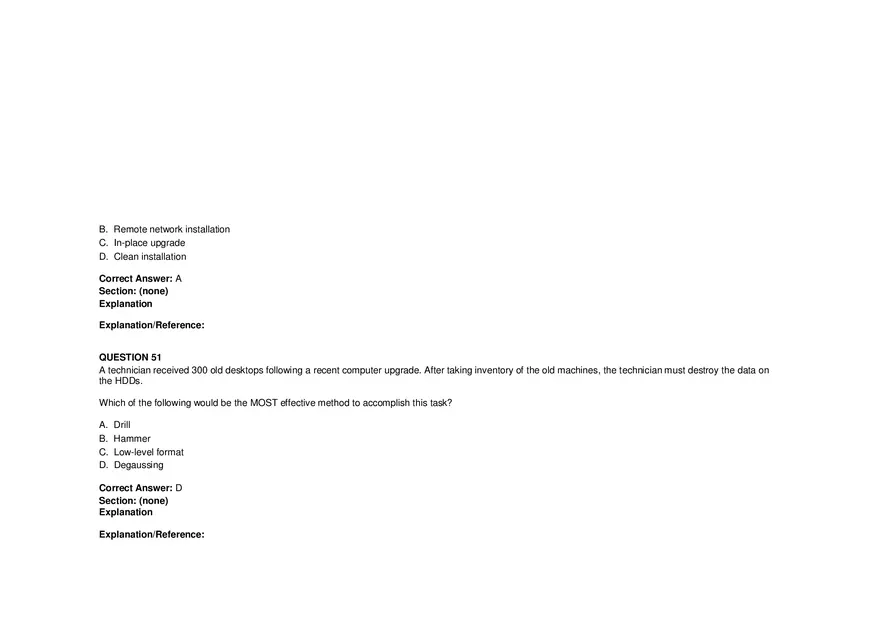 Windows Server Security - Practice Test and Answers Part 3 - Page 4