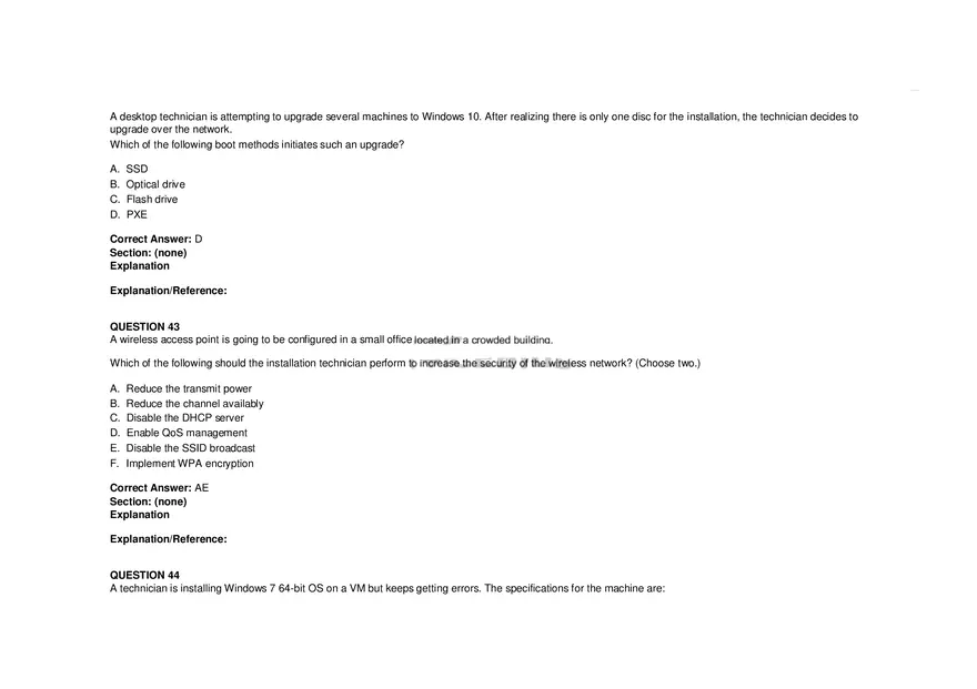 Windows Server Security - Practice Test and Answers Part 2 - Page 11